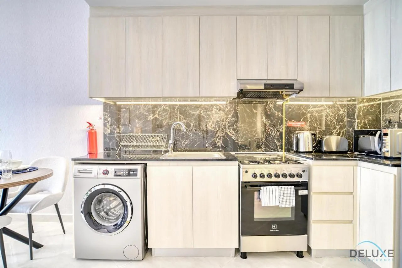 Harmonious 1Br At Binghatti Avenue Al Jaddaf By Deluxe Holiday Homes Dubai Vereinigte Arabische Emirate